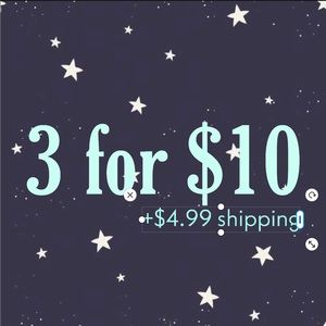3 items for $10!